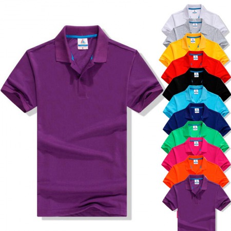 New Style Hot Summer Lapel Short Sleeve Men's Casual White Bottoming T-Shirt